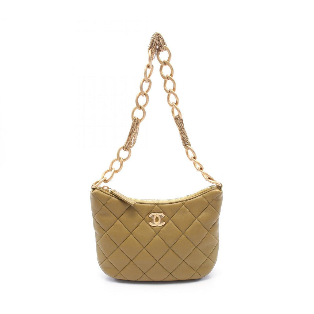Chanel Small Hobo Leather Shoulder Bag