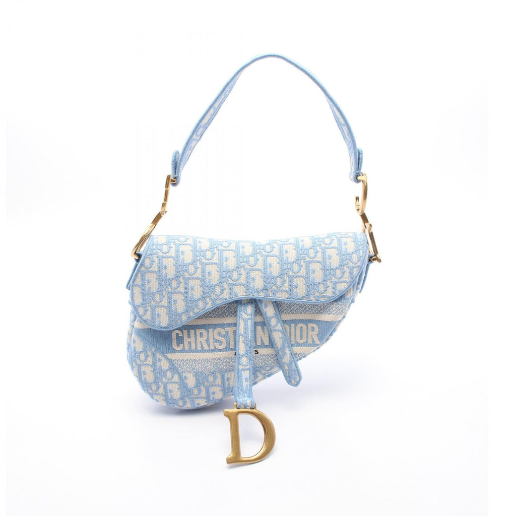 Dior SADDLE Oblique Canvas Handbag