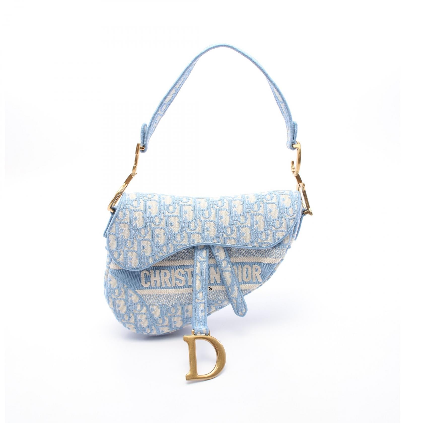 Dior SADDLE Oblique Canvas Handbag
