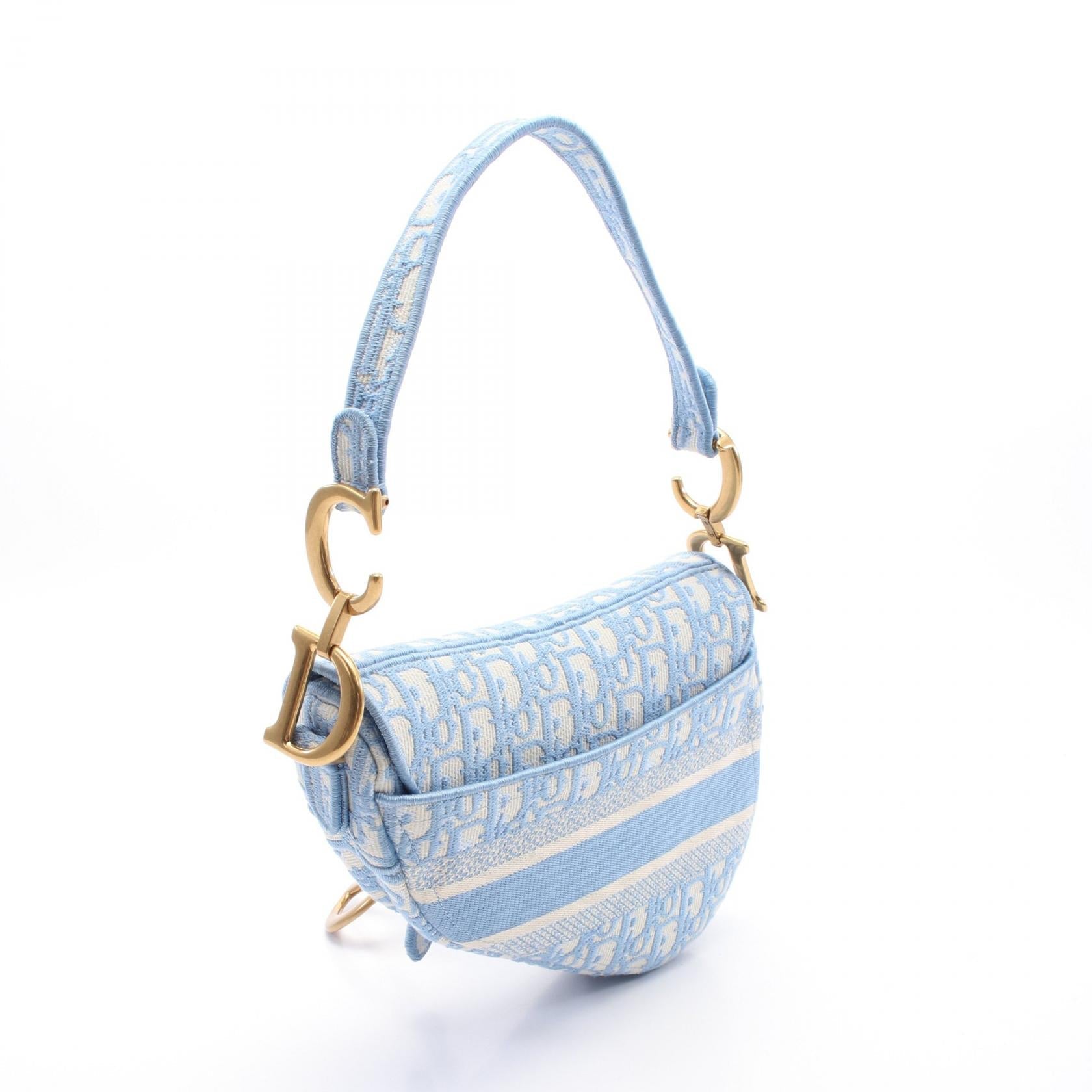 Dior SADDLE Oblique Canvas Handbag