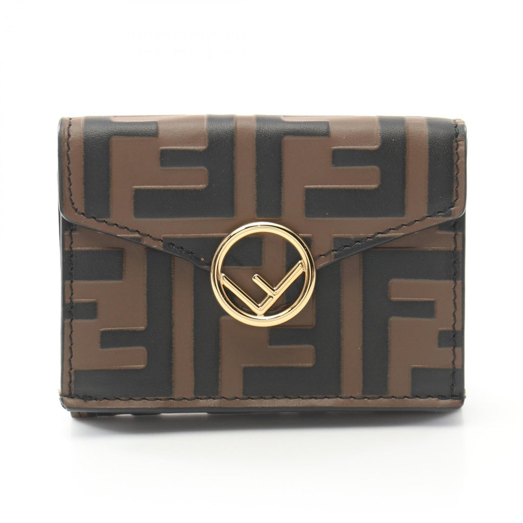 Fendi F Is Zucca Leather Wallet