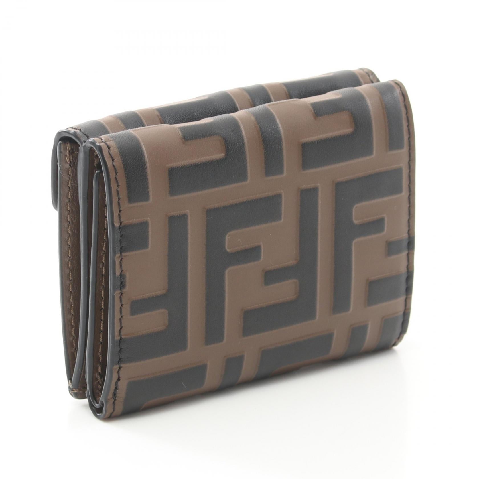 Fendi F Is Zucca Leather Wallet
