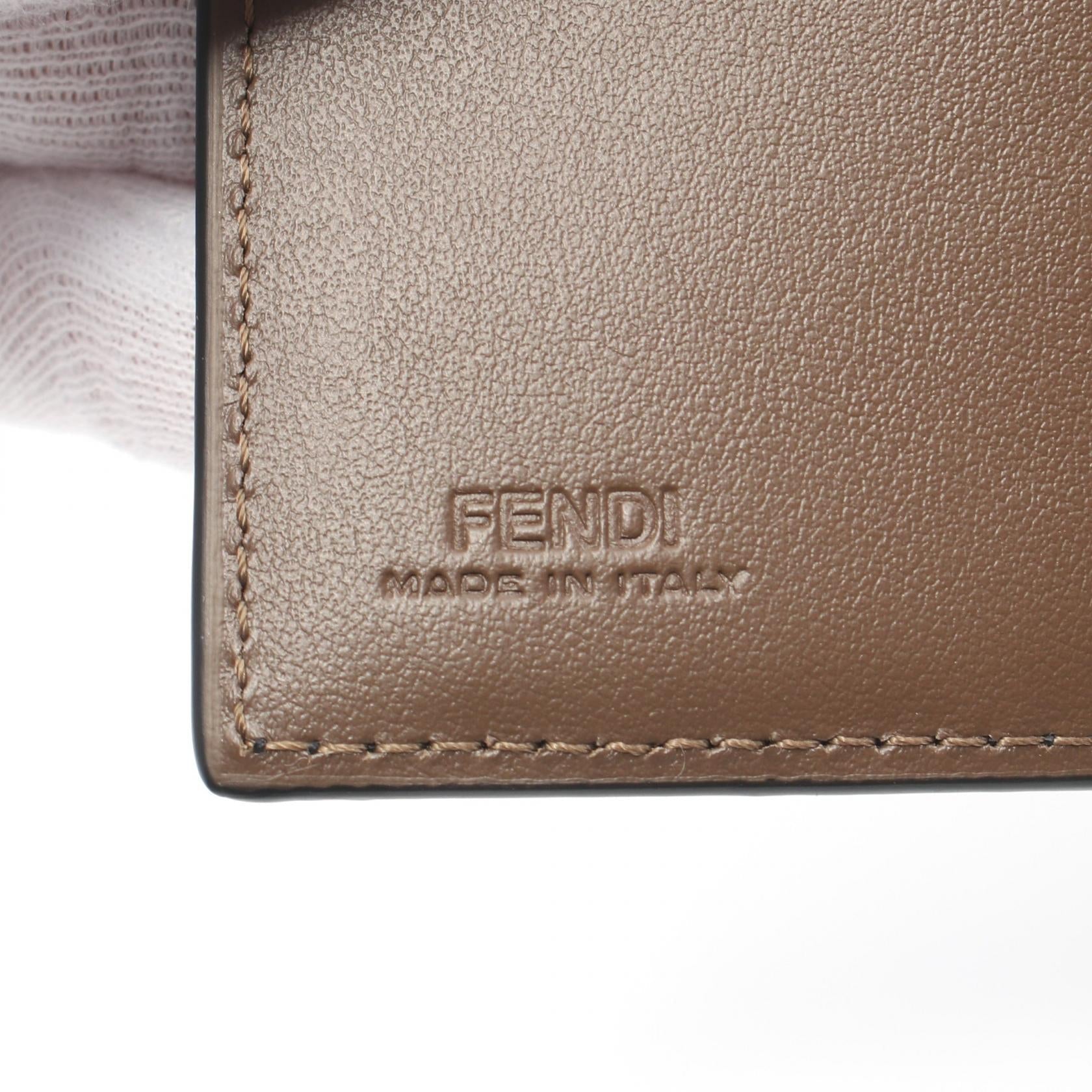 Fendi F Is Zucca Leather Wallet