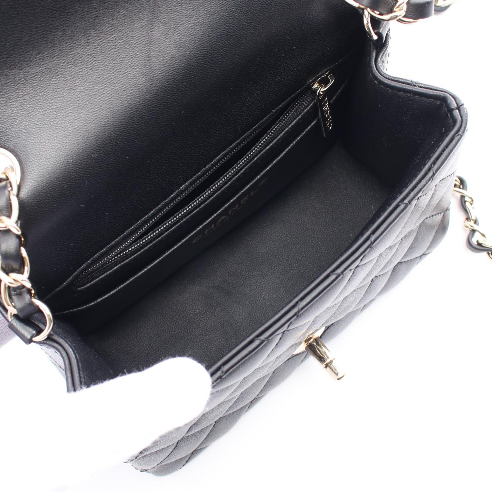 Chanel Mini Matelassé Lambskin Shoulder Bag