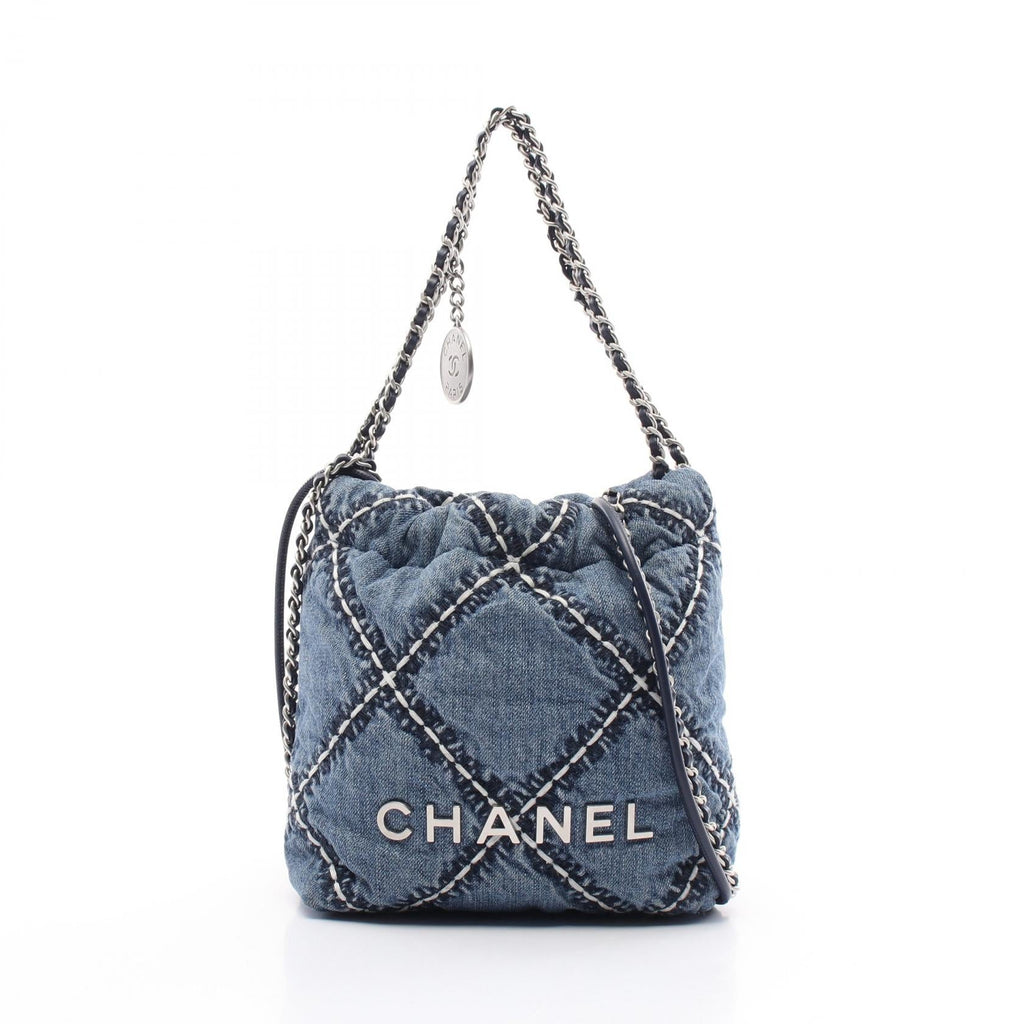 Chanel CHANEL 22 Denim Shoulder Bag