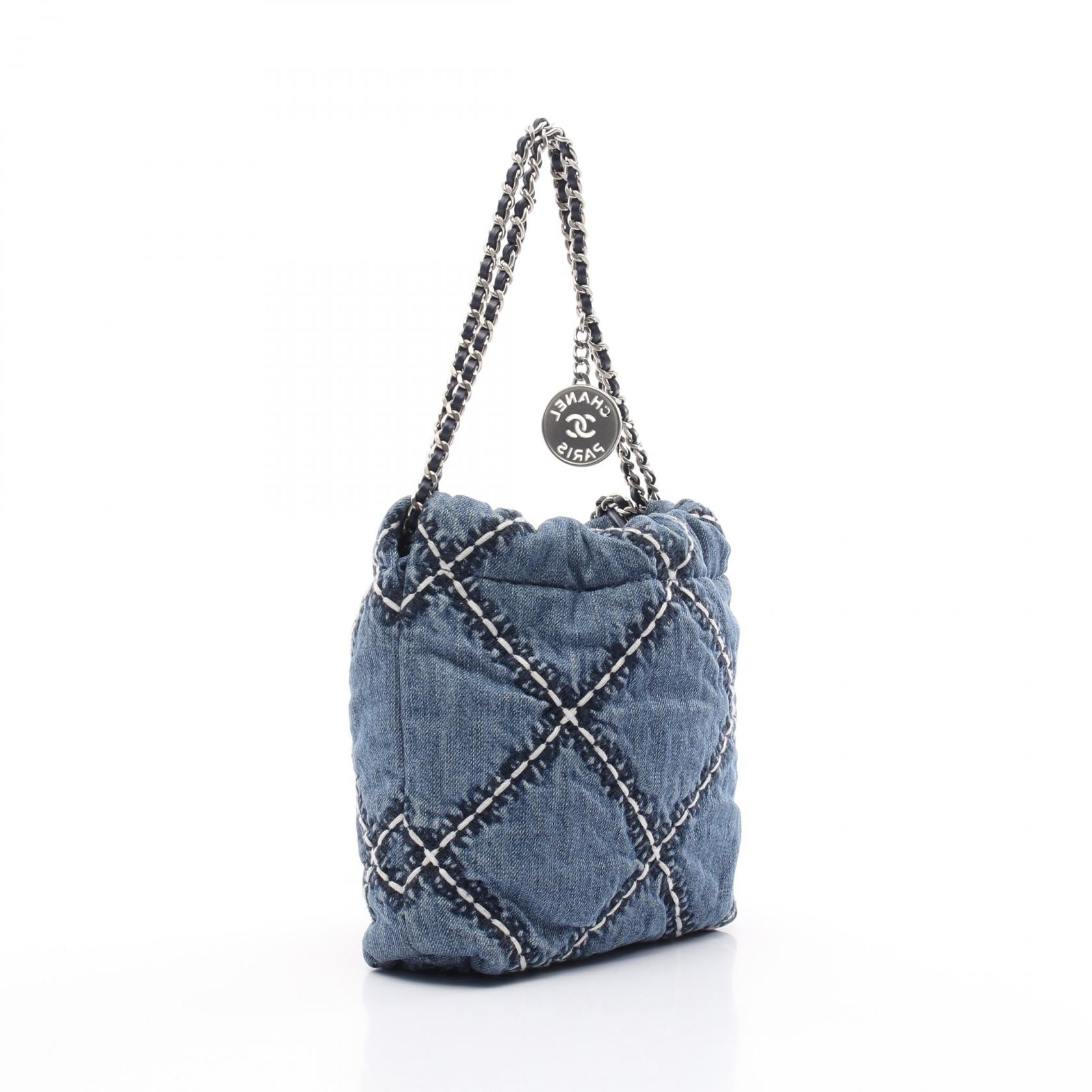 Chanel CHANEL 22 Denim Shoulder Bag