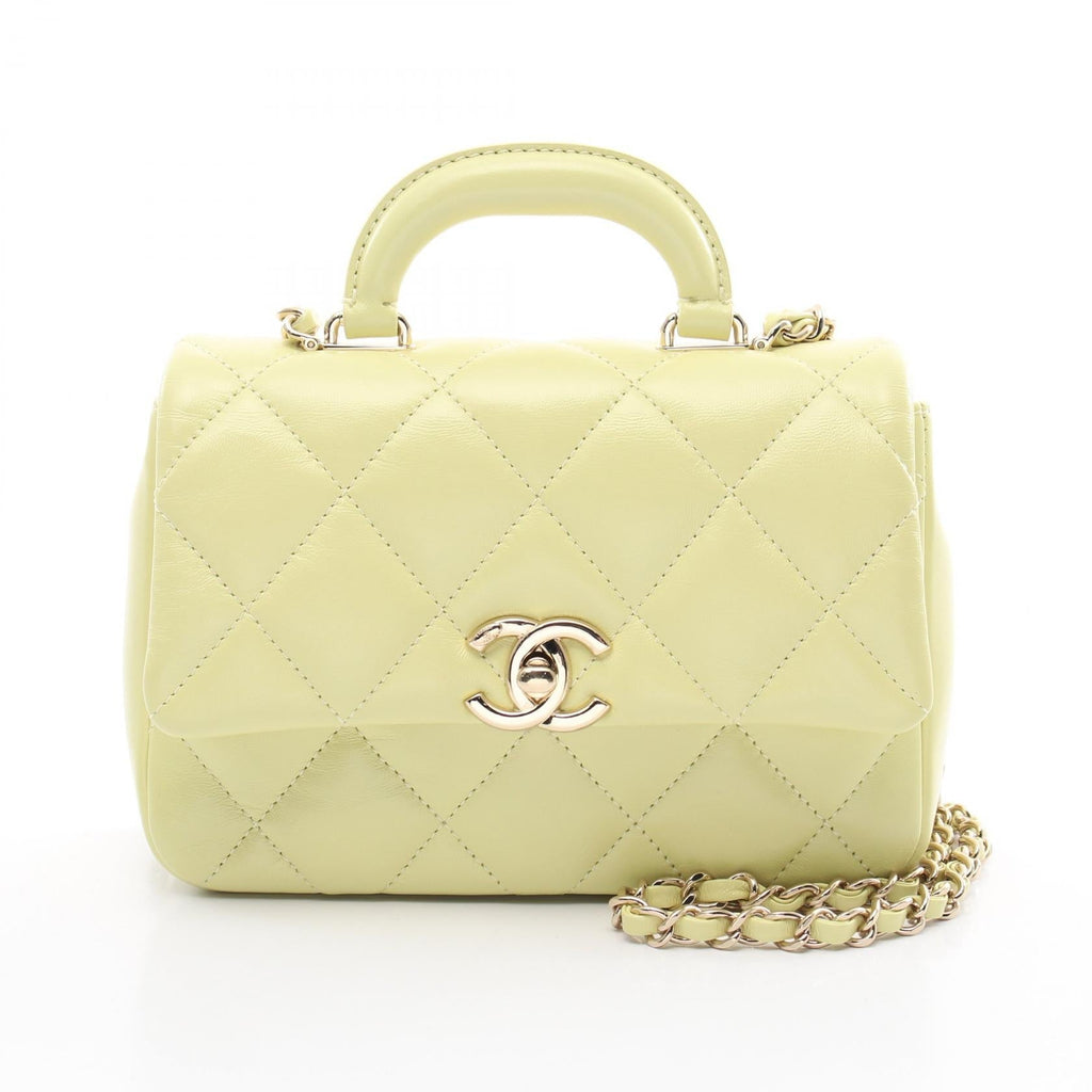 Chanel Mini Matelassé Leather 2way Bag