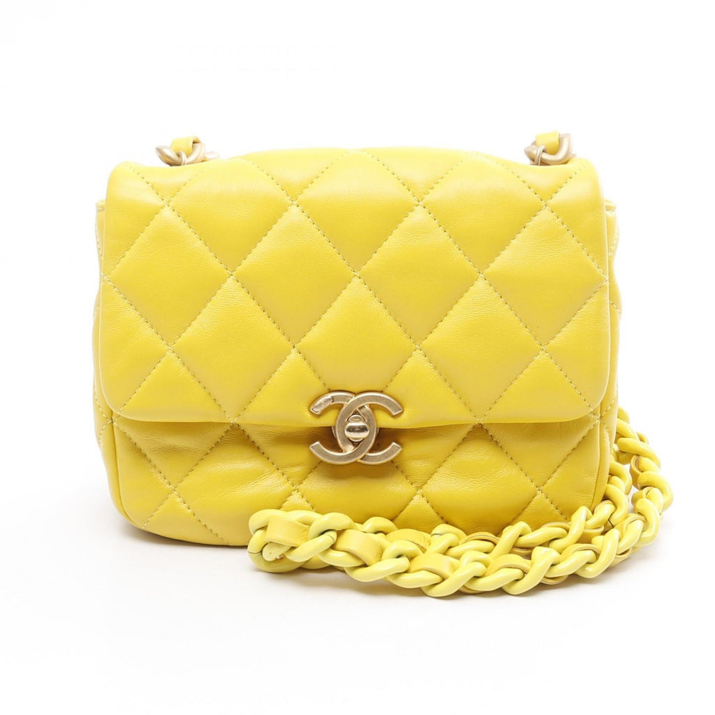 Chanel Mini Matelassé Lambskin Shoulder Bag