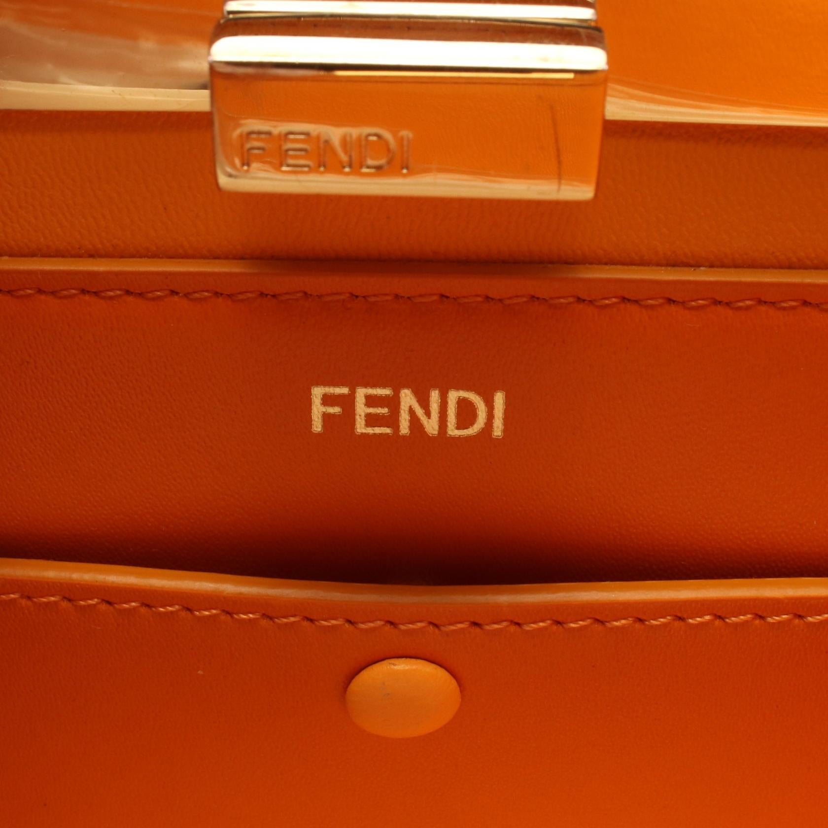 Fendi Peekaboo ISeeU EastWest Leather Handbag