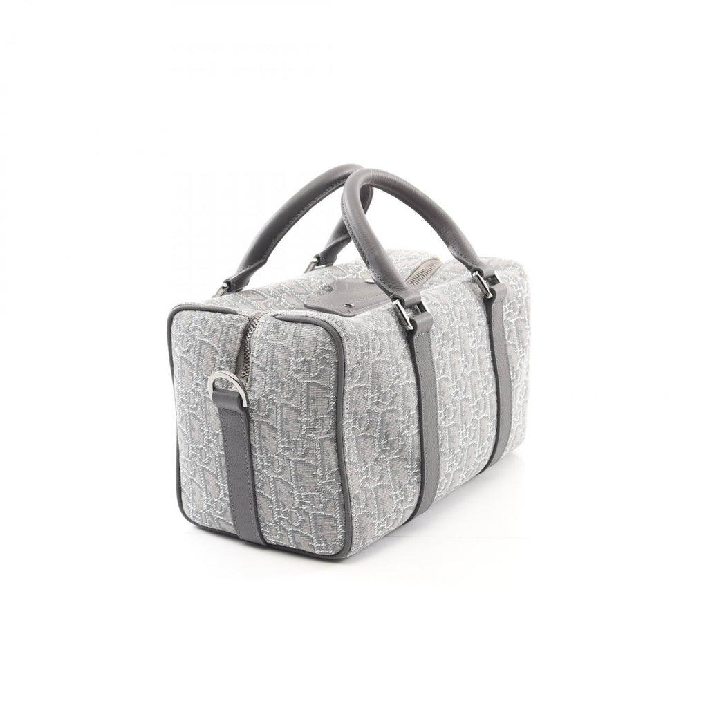 Dior LINGOT26 Oblique Canvas Leather Handbag