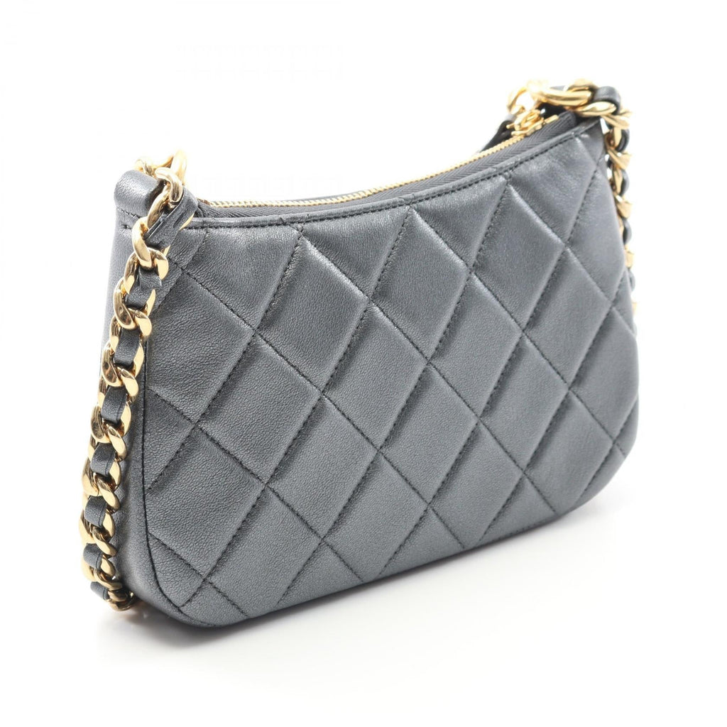 Chanel Matelassé Coco Mark Lambskin Shoulder Bag