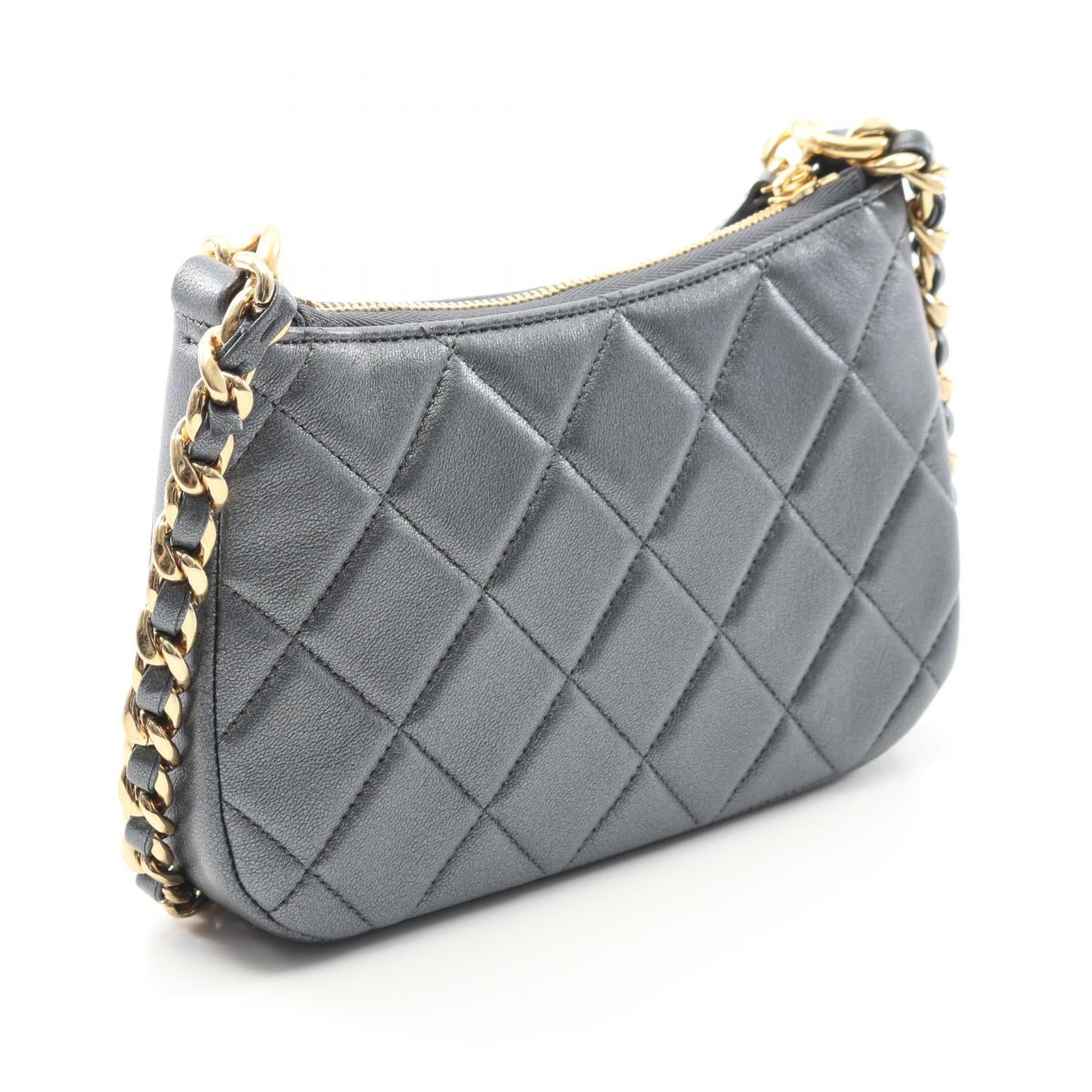 Chanel Matelassé Coco Mark Lambskin Shoulder Bag