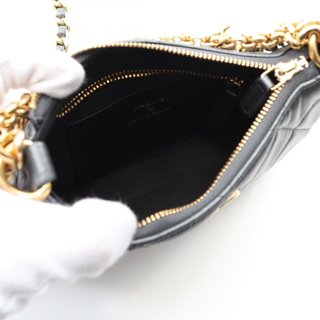 Chanel Matelassé Coco Mark Lambskin Shoulder Bag