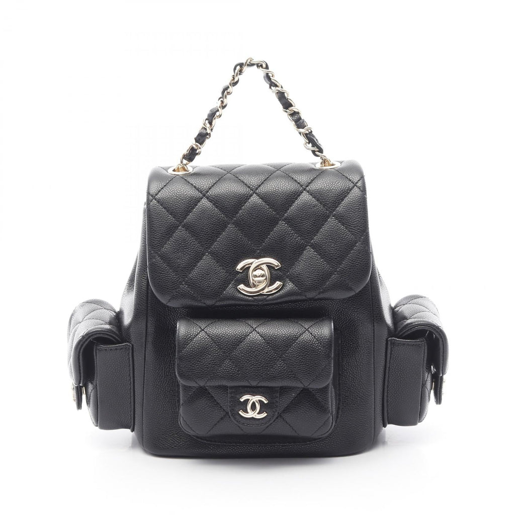 Chanel Matelassé Grained Calfskin Backpack