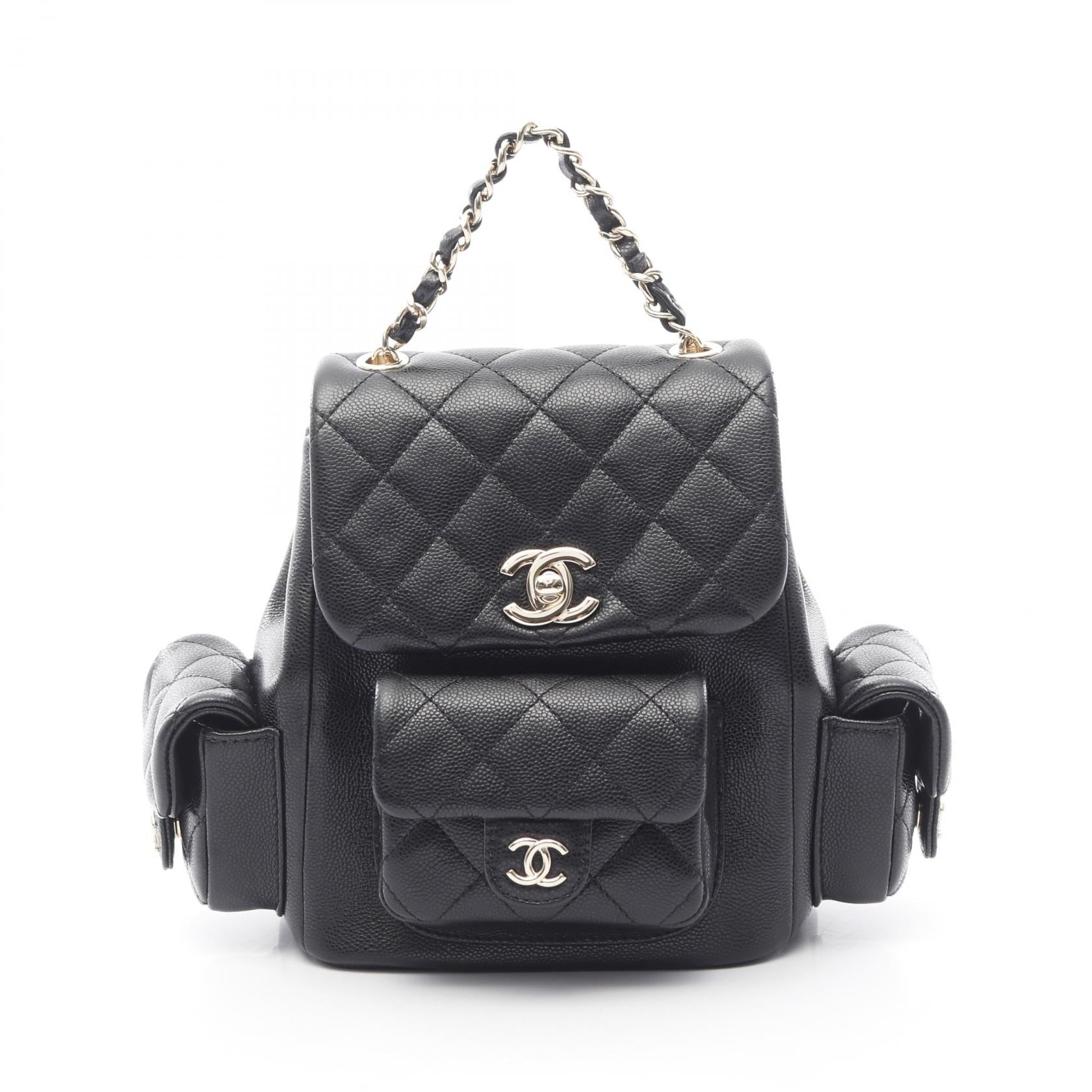 Chanel Matelassé Grained Calfskin Backpack