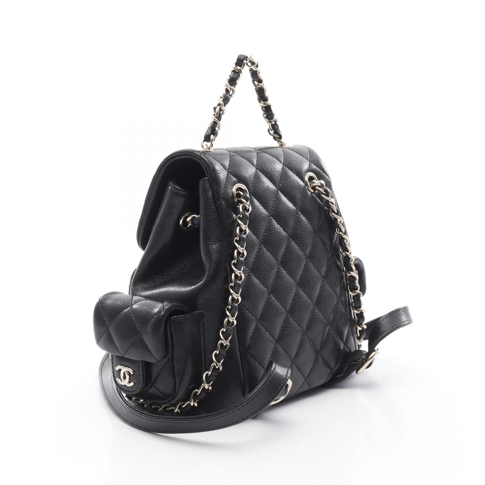 Chanel Matelassé Grained Calfskin Backpack