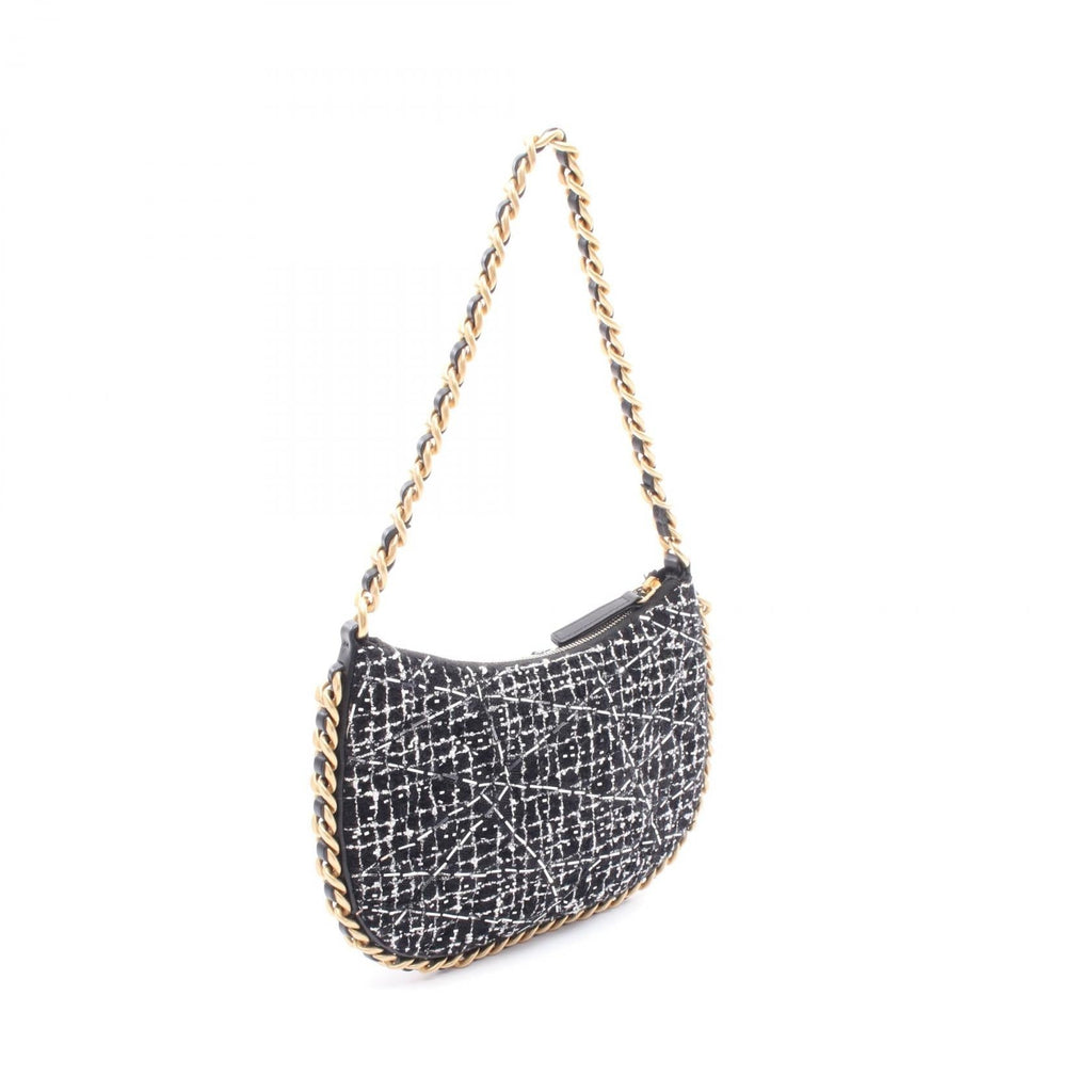 Chanel Coco Mark Fabric Shoulder Bag