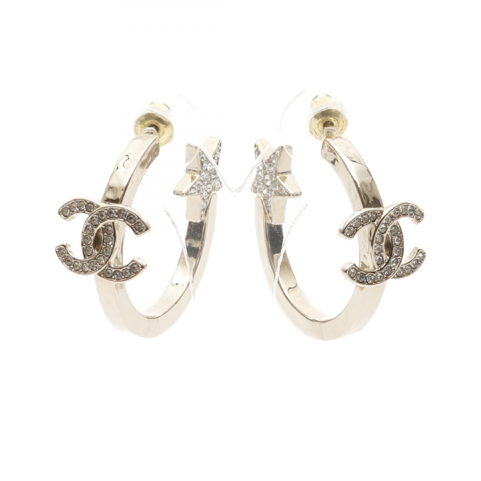 Chanel Coco Mark Star Earrings