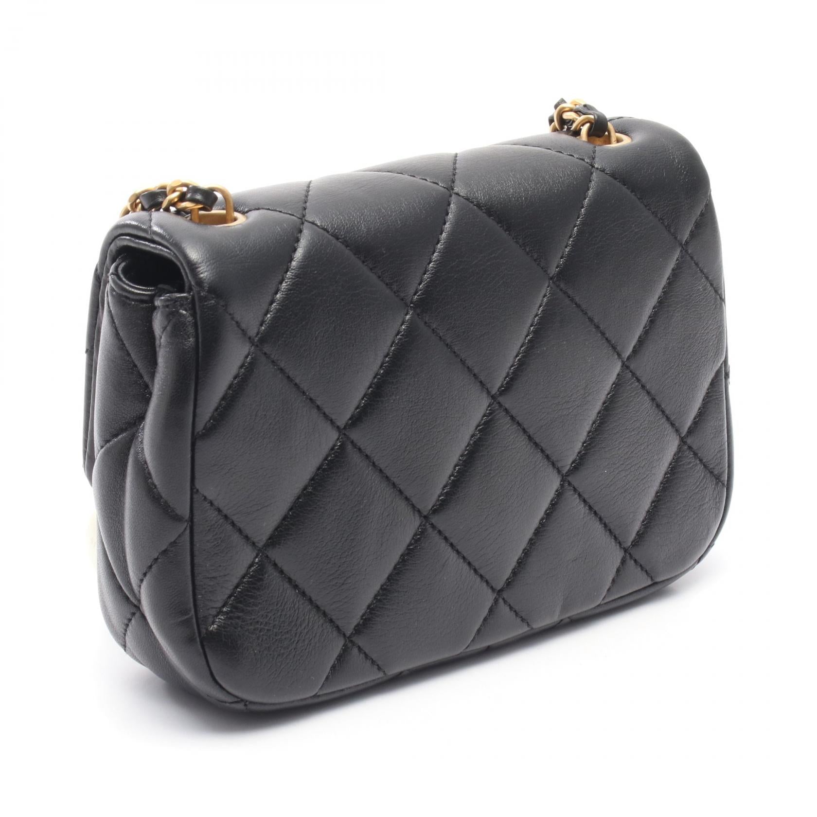 Chanel Mini Matelassé Leather Shoulder Bag