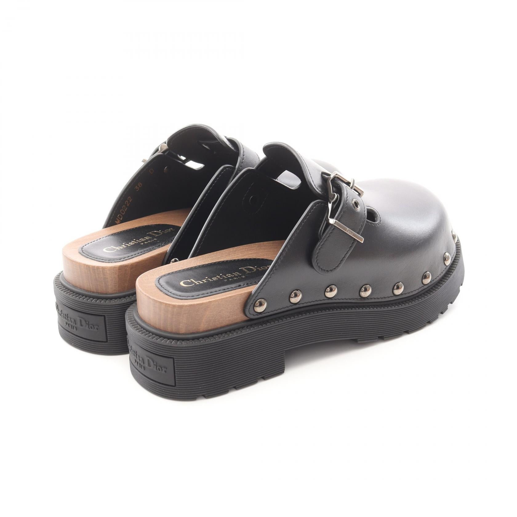 Dior Quake Leather Clog Sandals