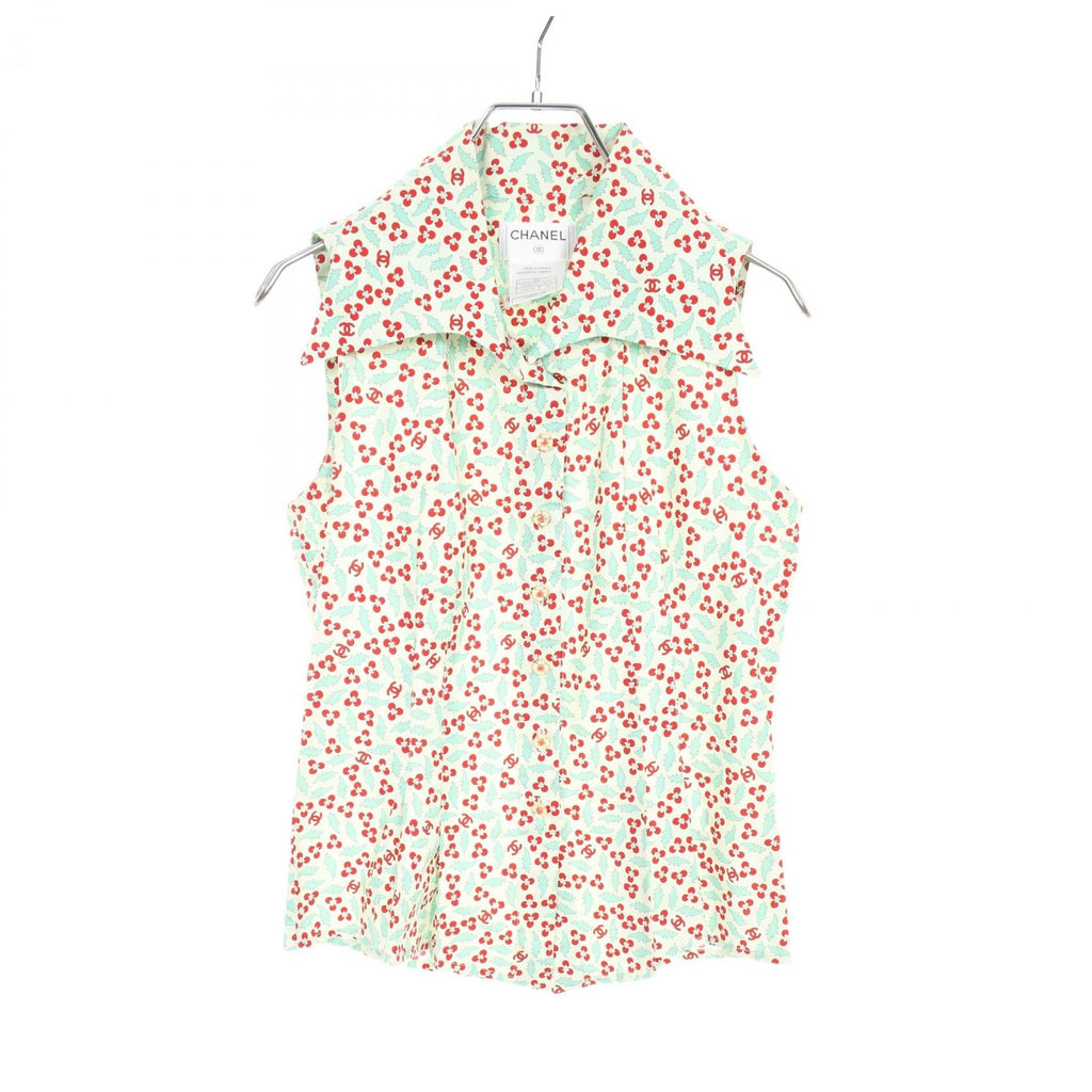 Chanel Coco Mark Cotton Blouse