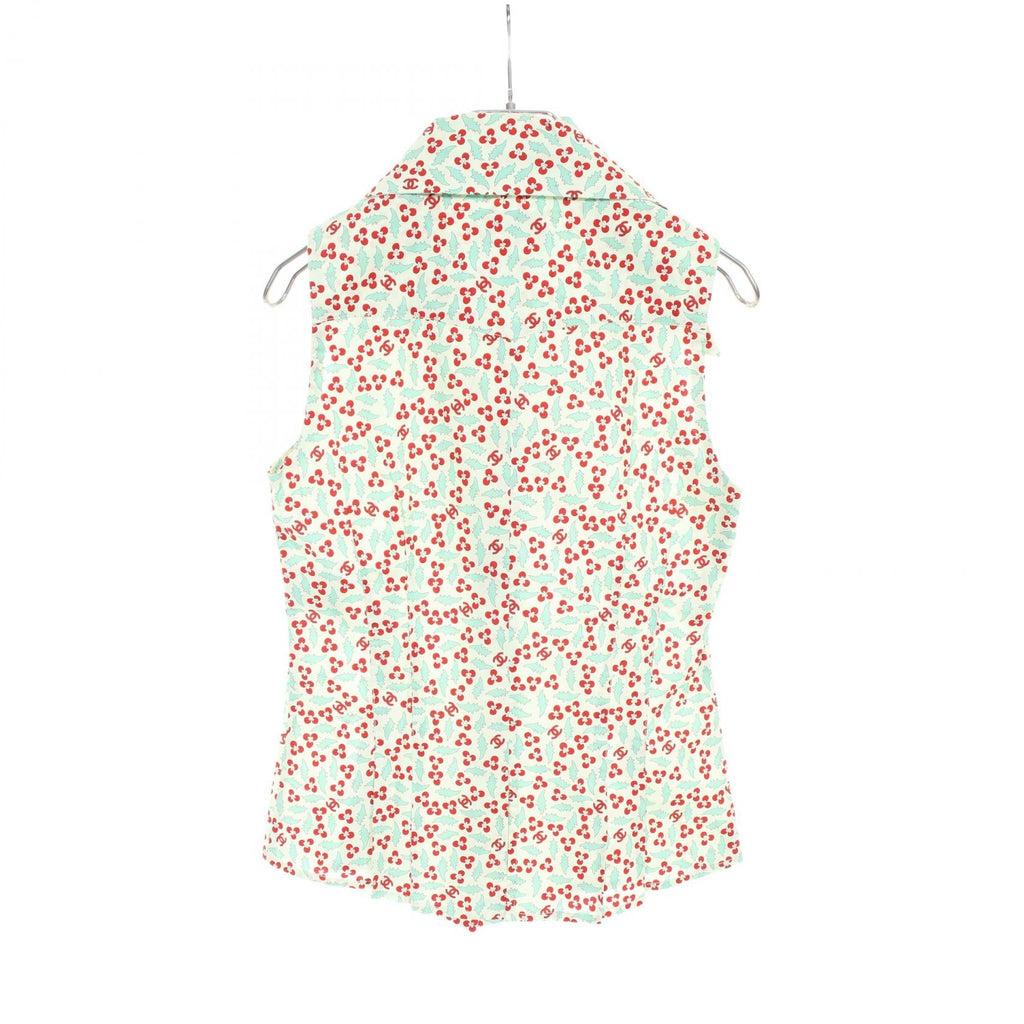 Chanel Coco Mark Cotton Blouse