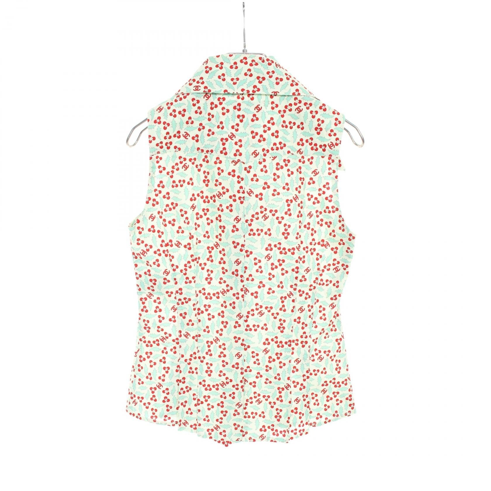 Chanel Coco Mark Cotton Blouse