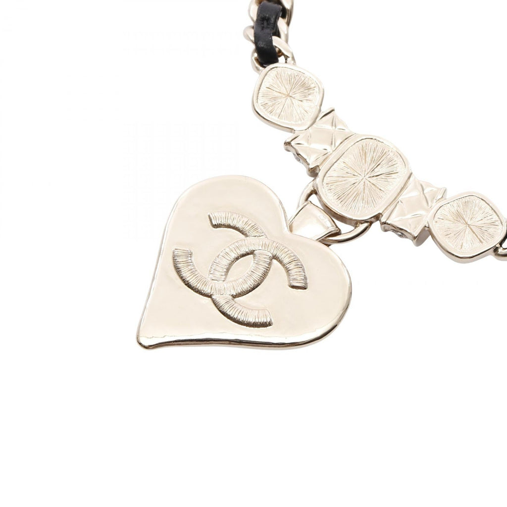 Chanel Coco Mark Heart Necklace