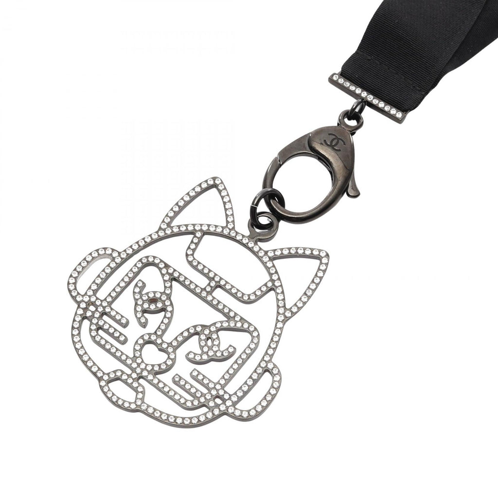 Chanel Coco Mark Cat Robot Necklace