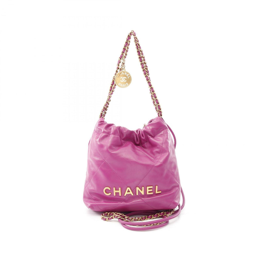 Chanel CHANEL 22 Mini Leather Shoulder Bag