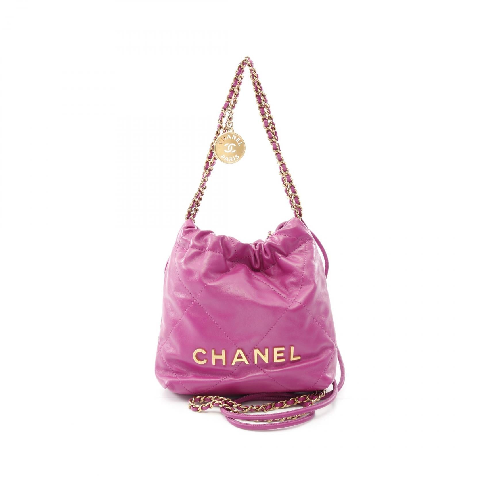 Chanel CHANEL 22 Mini Leather Shoulder Bag