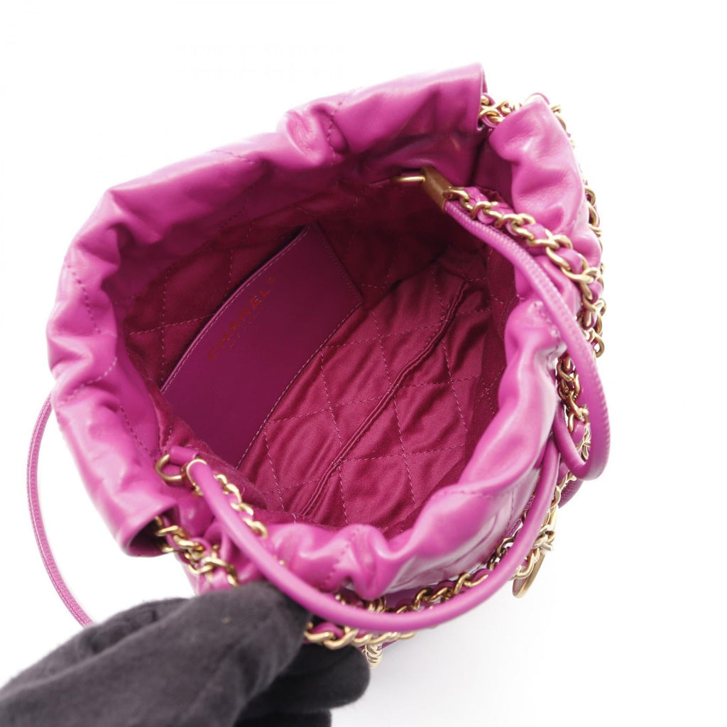 Chanel CHANEL 22 Mini Leather Shoulder Bag
