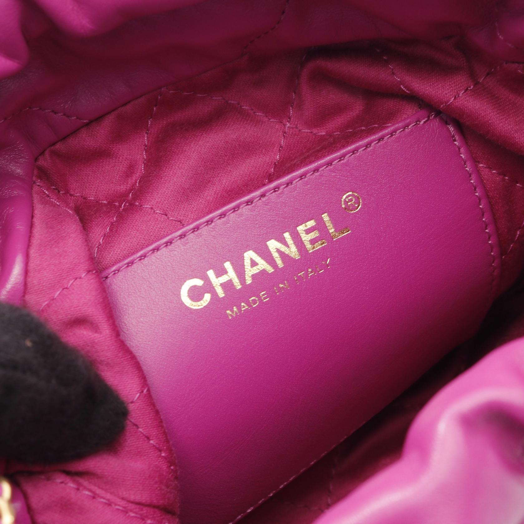 Chanel CHANEL 22 Mini Leather Shoulder Bag