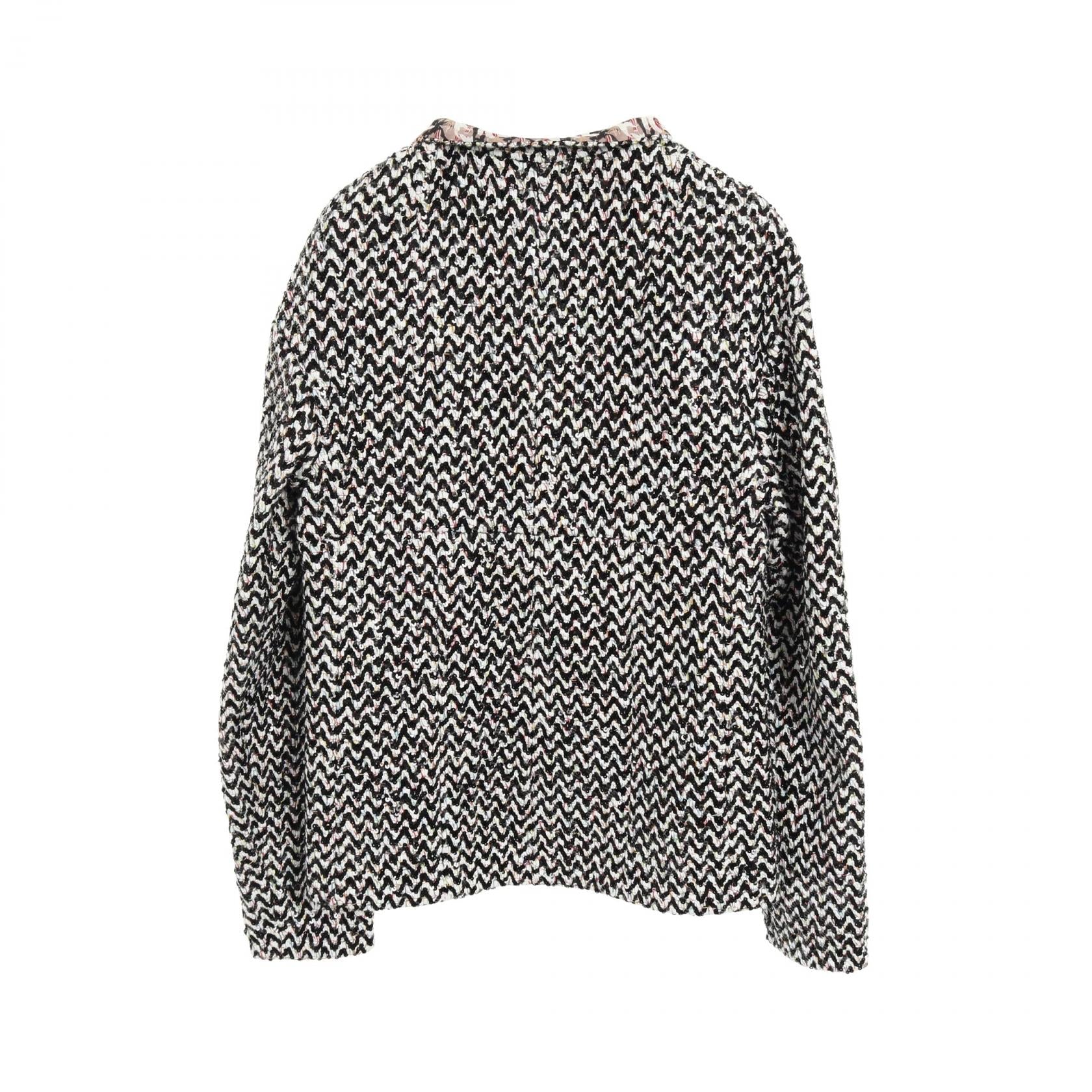 Chanel Coco Mark Button Cotton Outerwear