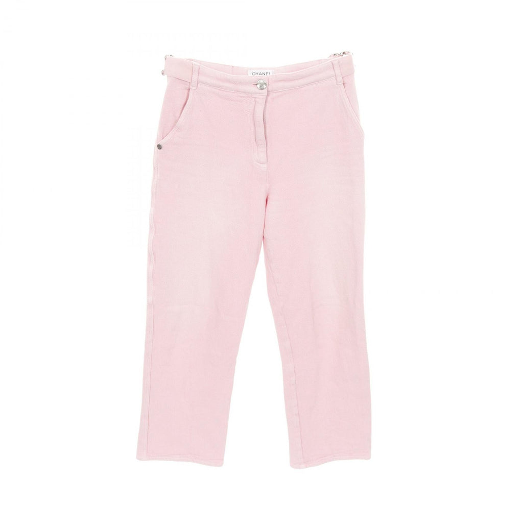 Chanel Coco Mark Cotton Pants