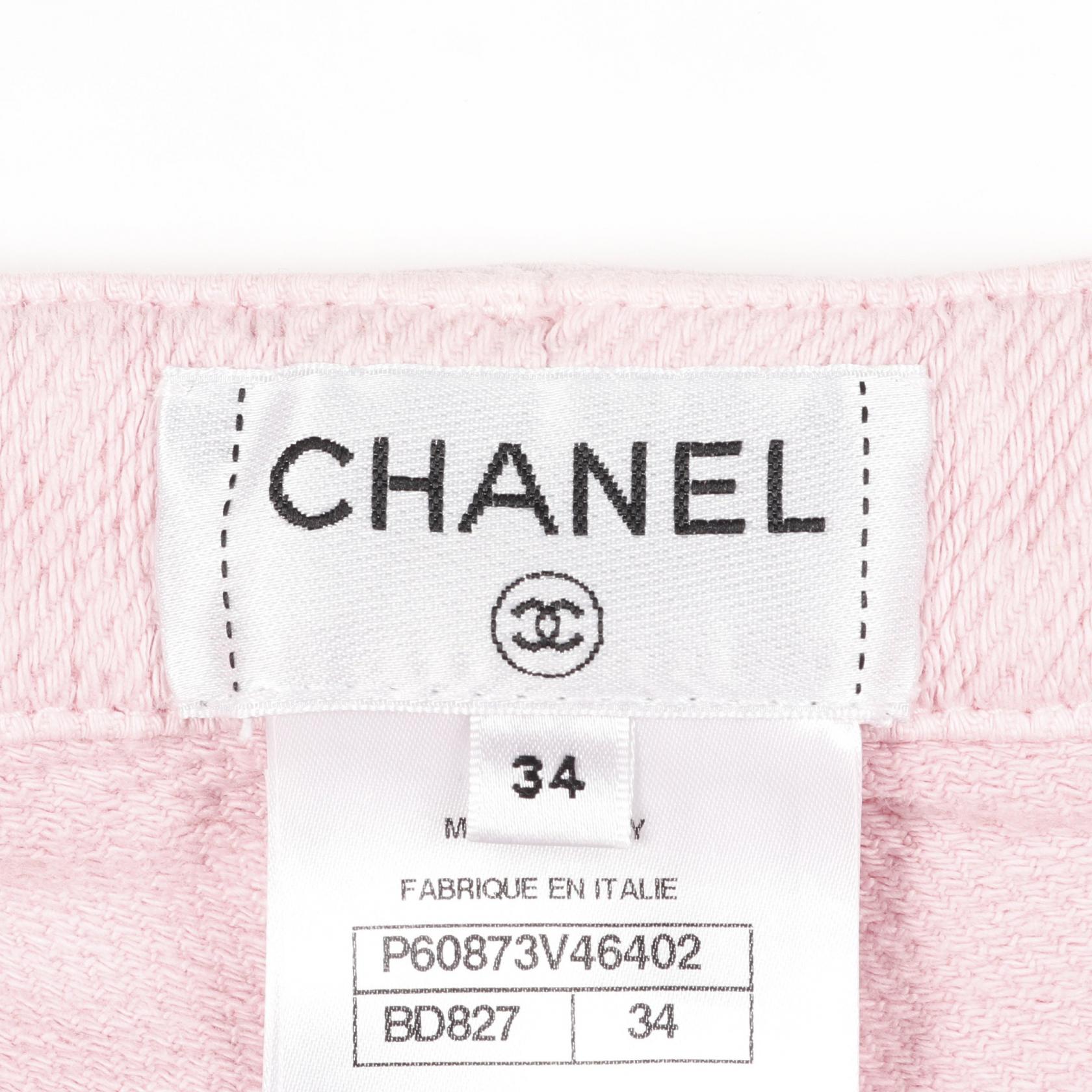 Chanel Coco Mark Cotton Pants