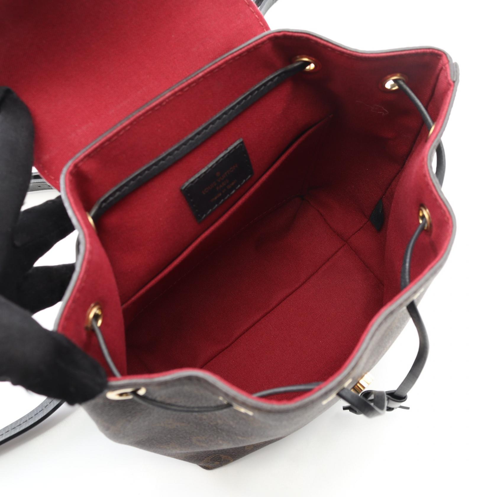 Louis Vuitton Montsouris NM BB Monogram Coated Canvas Backpack