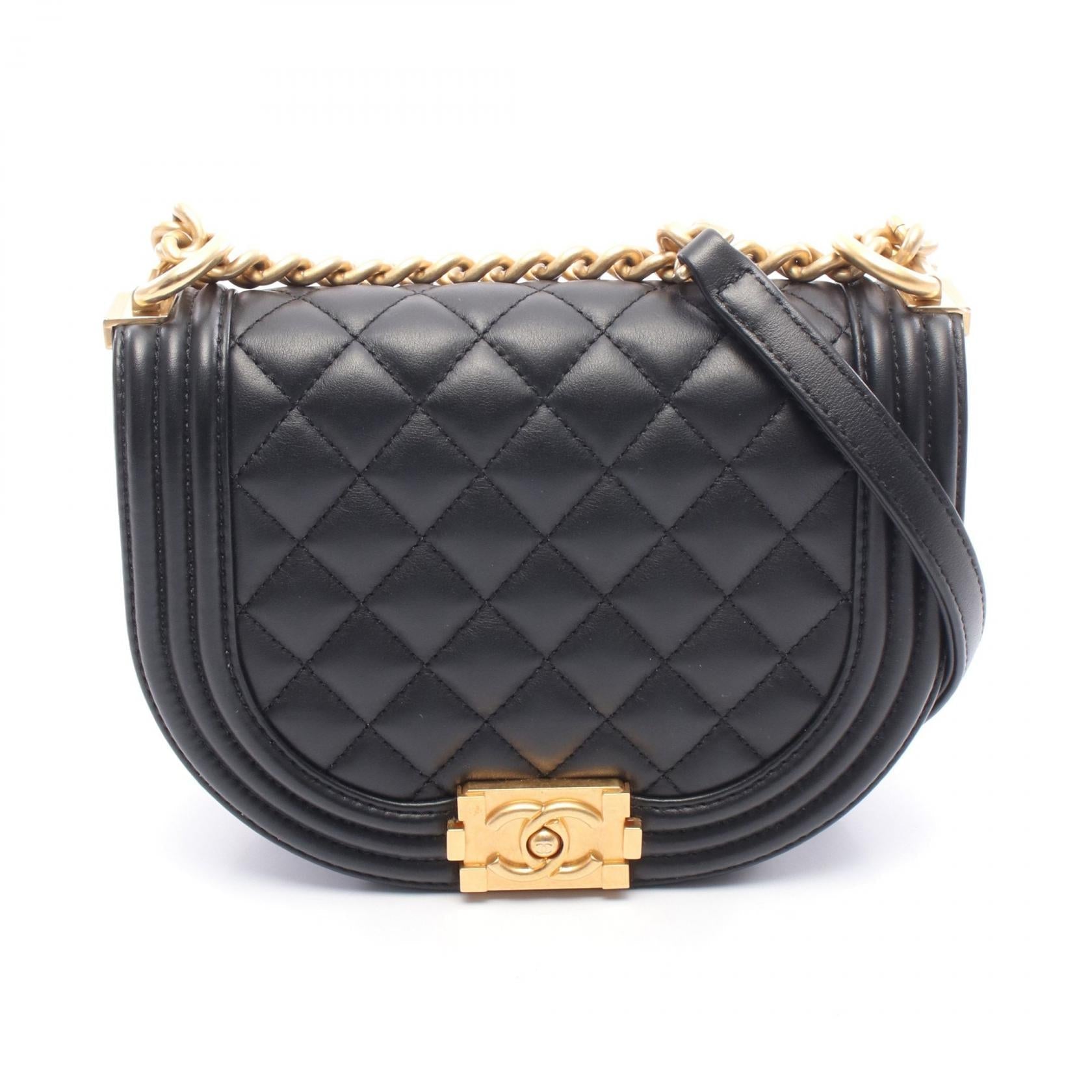 Chanel Boy Chanel Lambskin Shoulder Bag