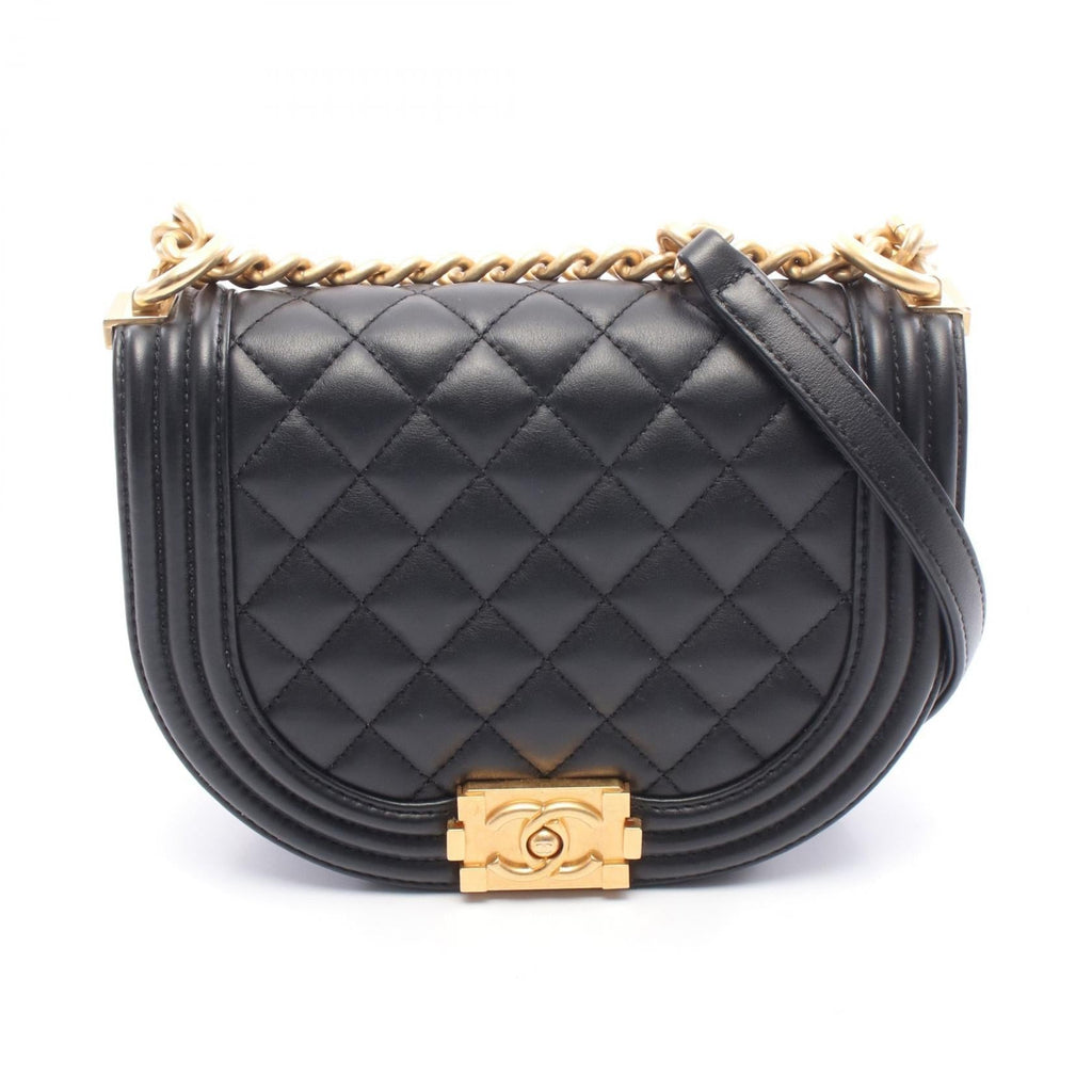 Chanel Boy Chanel Lambskin Shoulder Bag