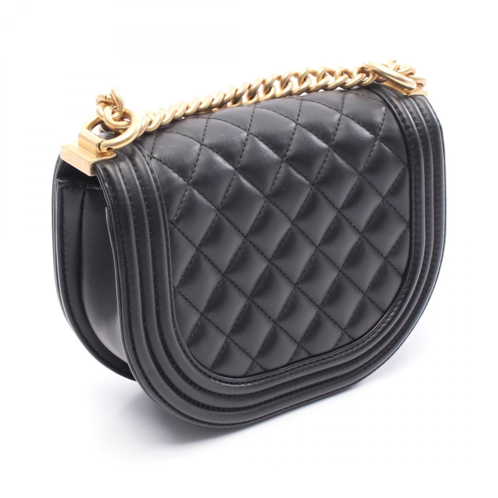 Chanel Boy Chanel Lambskin Shoulder Bag