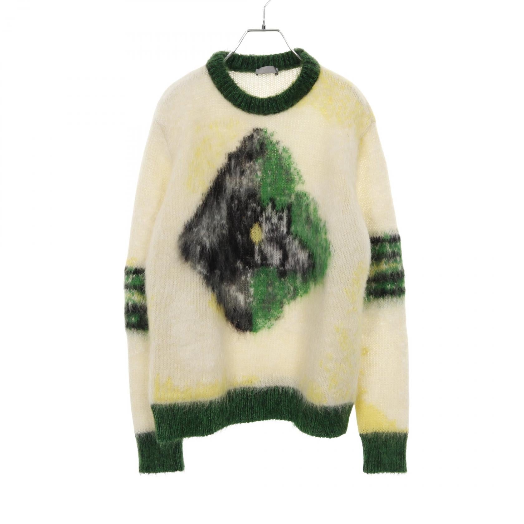 Dior DIOR × Peter Doig Wool Mohair Nylon Knit