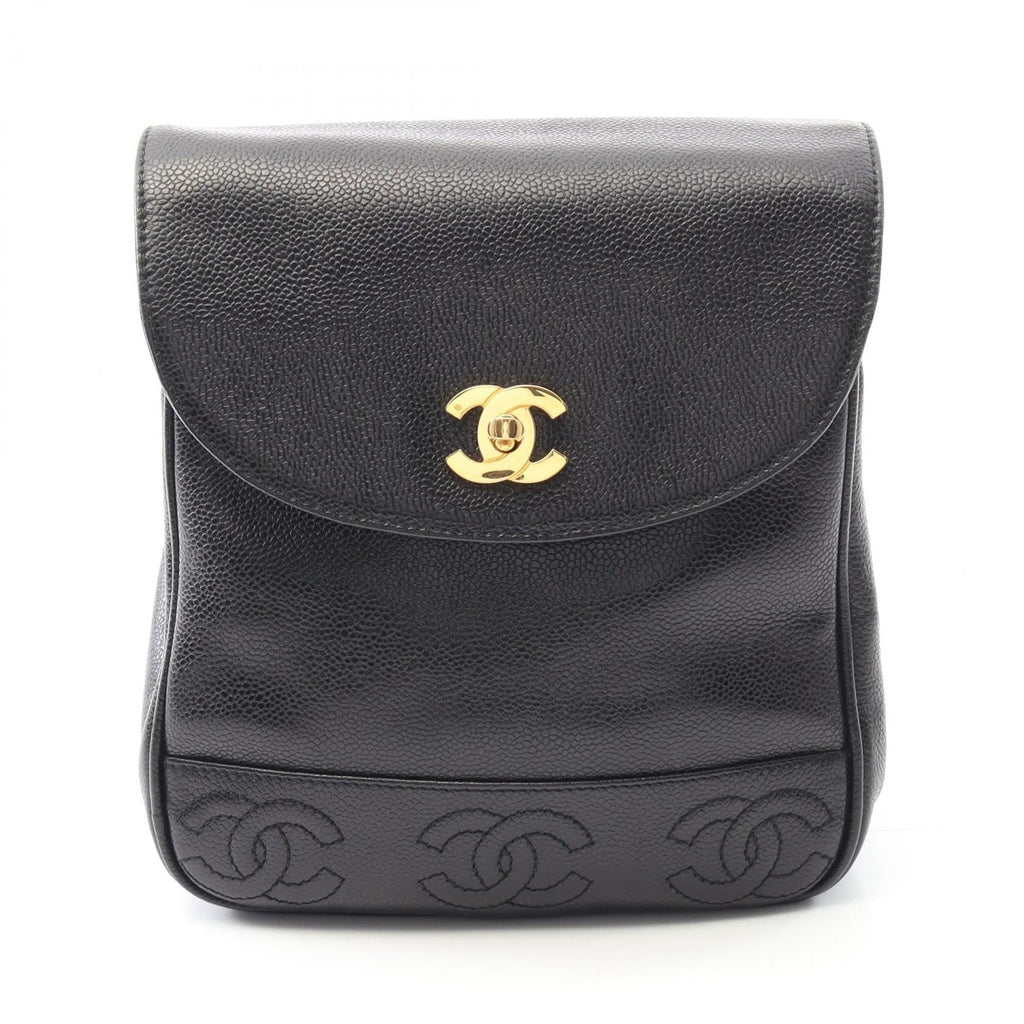 Chanel Triple Coco Calf Chain Backpack