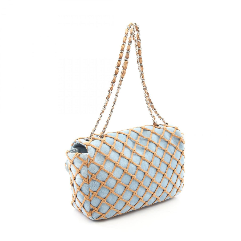Chanel Matelasse Denim Shoulder Bag