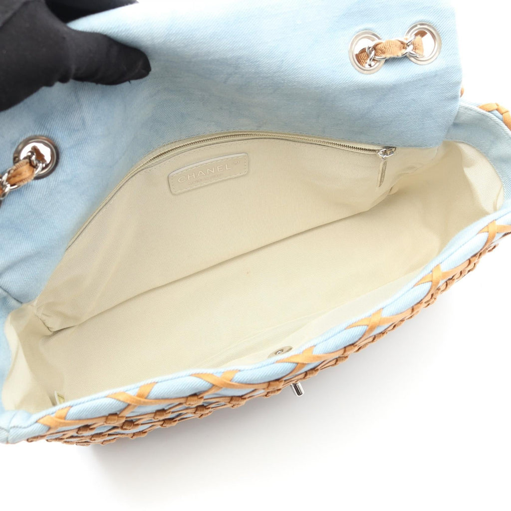 Chanel Matelasse Denim Shoulder Bag