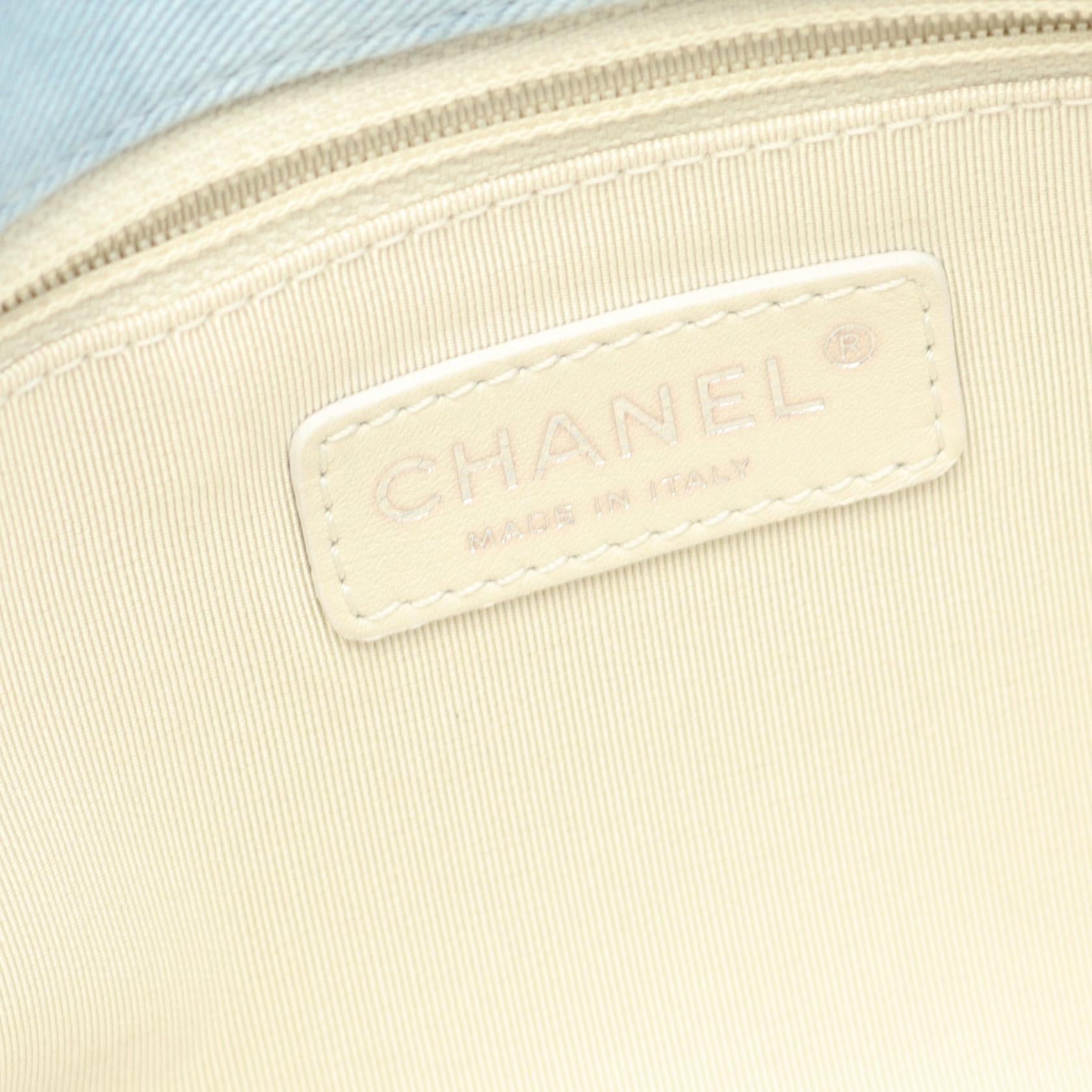 Chanel Matelasse Denim Shoulder Bag