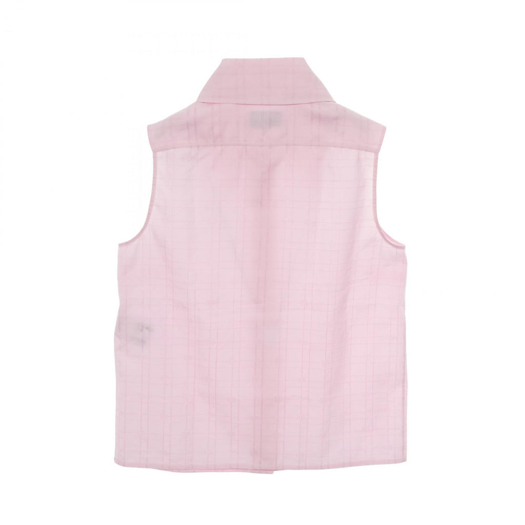 Chanel Coco Mark Cotton Silk Blouse