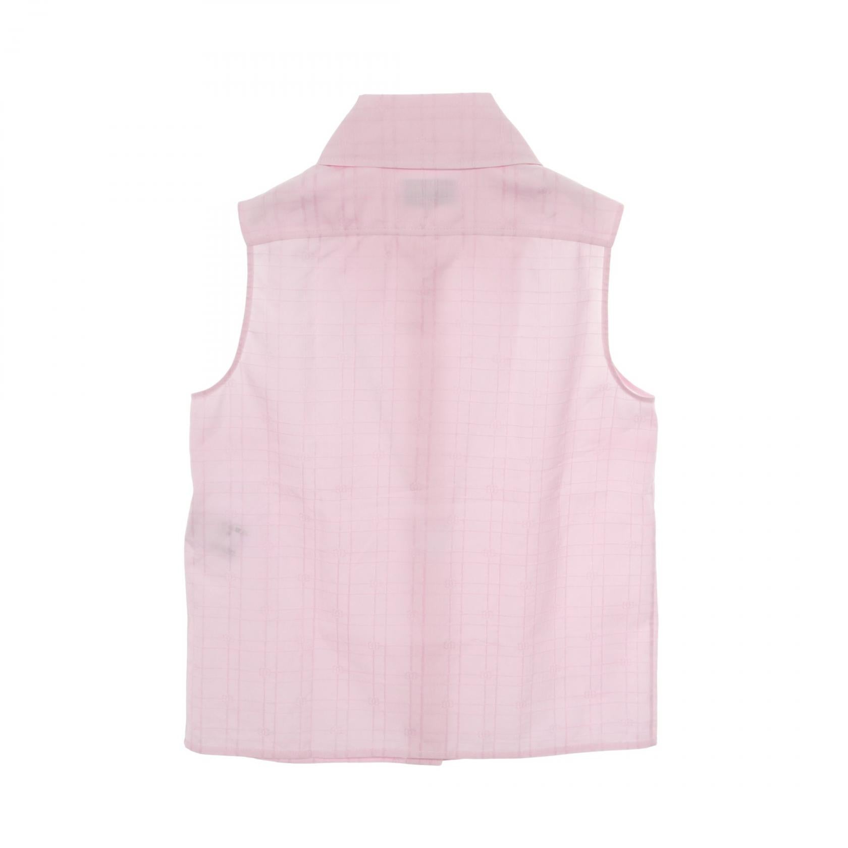 Chanel Coco Mark Cotton Silk Blouse