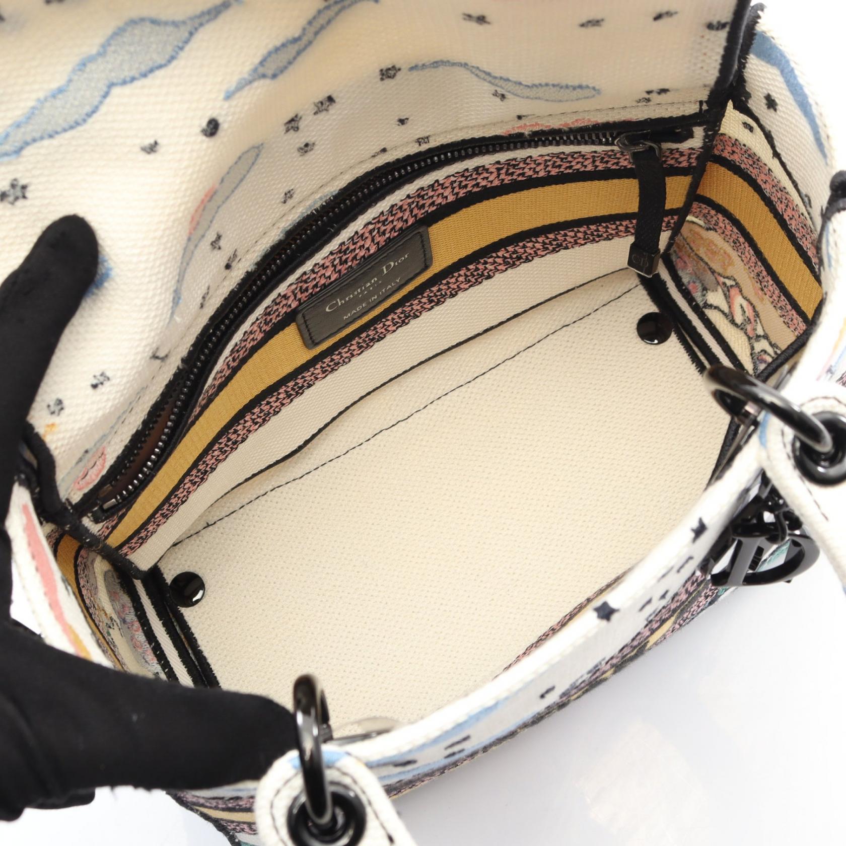 Dior LADY D-LITE Canvas Handbag