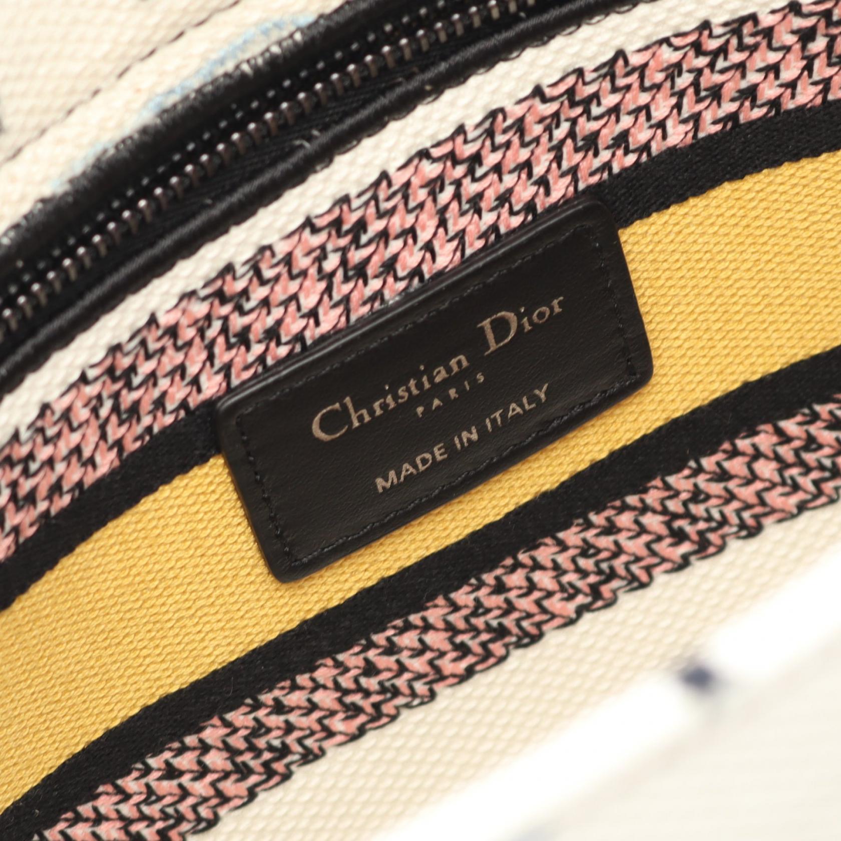 Dior LADY D-LITE Canvas Handbag