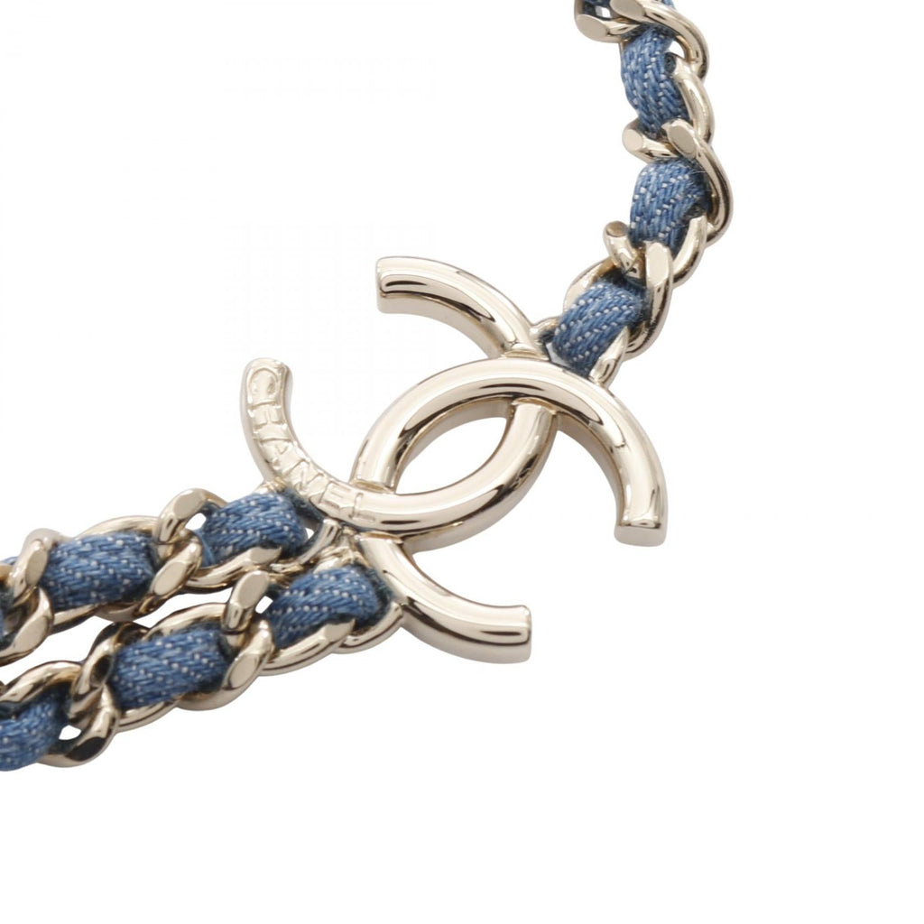 Chanel Coco Mark Denim Belt
